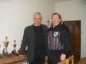 Organizátor Milan Varga s rozhodcom Jozefom Joniak Organizátor Milan Varga s rozhodcom Jozefom Joniak